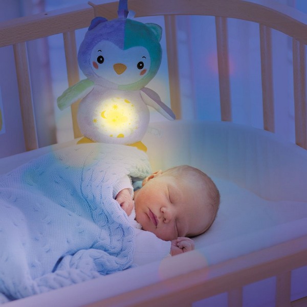 Продукт CLEMENTONI BABY - Плюшено бухалче със светещо коремче  - 0 - BG Hlapeta