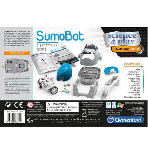 Продукт CLEMENTONI Science Play Робот SUMOBOT  - 0 - BG Hlapeta