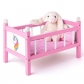 Продукт Woodyland Еднорог - Дървено легло за кукли със завивки - 1 - BG Hlapeta