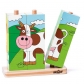 Продукт Woodyland Животните от фермата- Дървени кубчета - низанки - 1 - BG Hlapeta