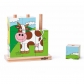 Продукт Woodyland Животните от фермата- Дървени кубчета - низанки - 2 - BG Hlapeta