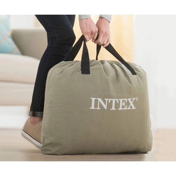 Продукт INTEX Pillow Rest Classic - Надуваем матрак с вградена помпа, 152 х 203 х 25 см. - 0 - BG Hlapeta