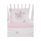Продукт Kikkaboo Pink Bunny - Бебешки спален комплект 5 части - 1 - BG Hlapeta