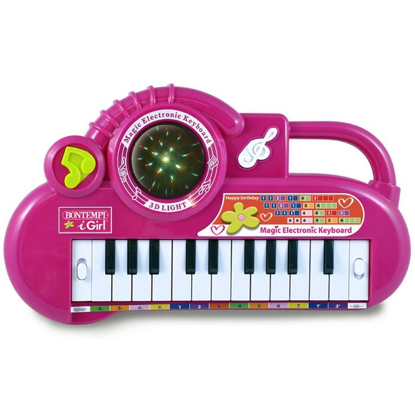 Продукт Bontempi I Girl - Електронен синтезатор 22 клавиша и светеща топка  - 0 - BG Hlapeta