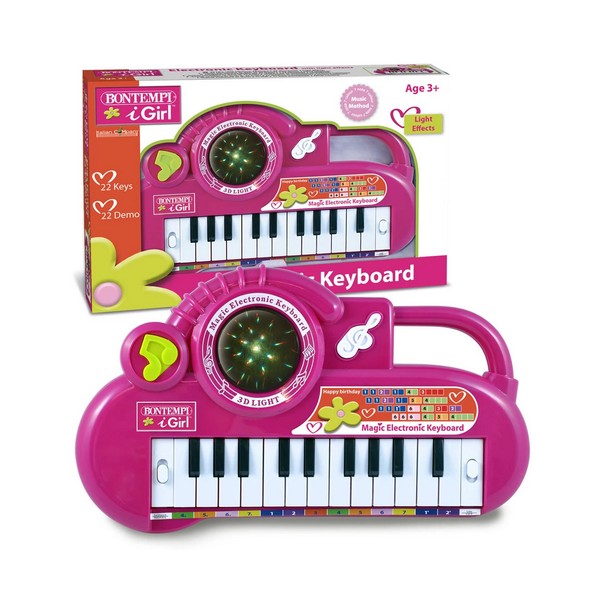 Продукт Bontempi I Girl - Електронен синтезатор 22 клавиша и светеща топка  - 0 - BG Hlapeta
