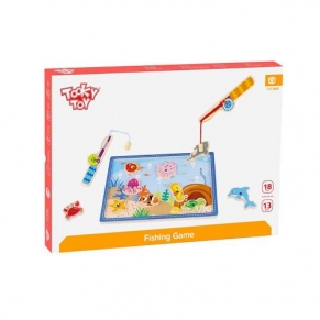Tooky toy Морско дъно - Дървена магнитна игра