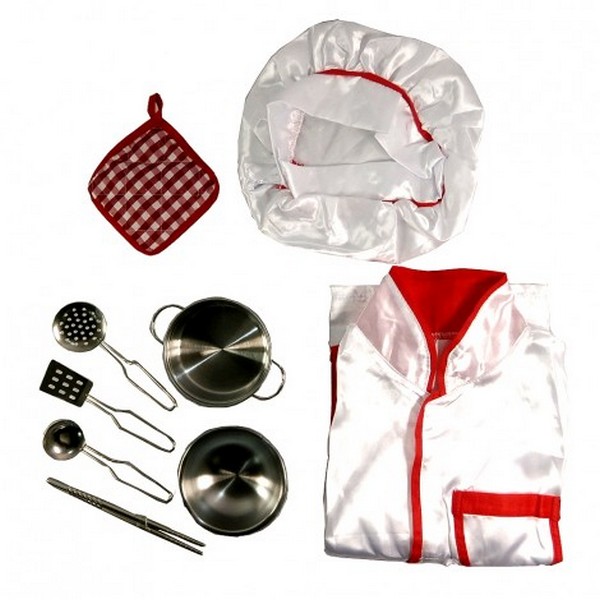 Продукт RTOYS - Готварски комплект метални съдове с готварска риза и шапка - 0 - BG Hlapeta
