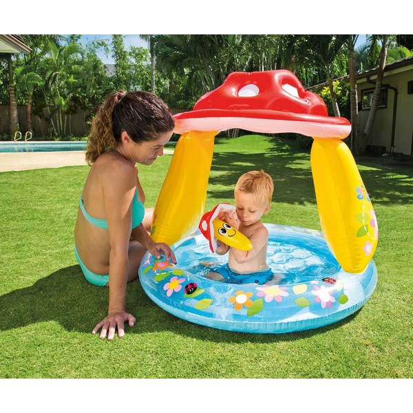 Продукт INTEX Mushroom - Бебешки надуваем басейн със сенник Гъбка  - 0 - BG Hlapeta