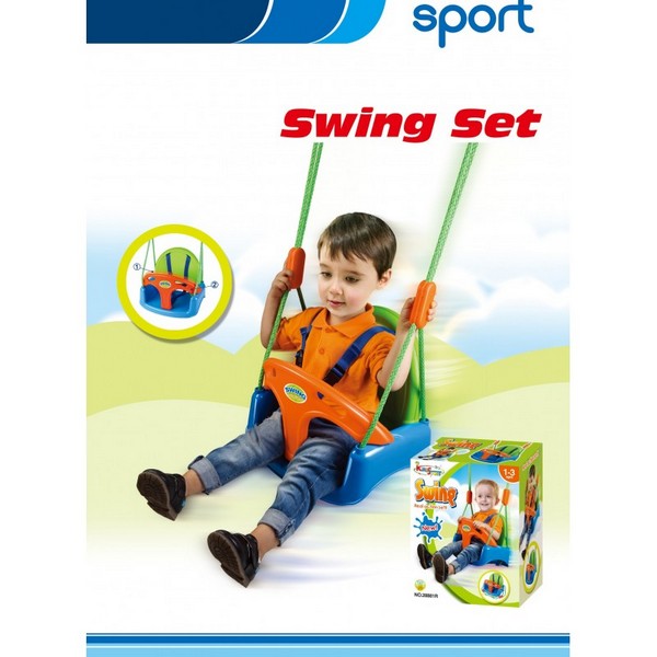 Продукт King Sport - Детска люлка с предпазен борд и колани - 0 - BG Hlapeta