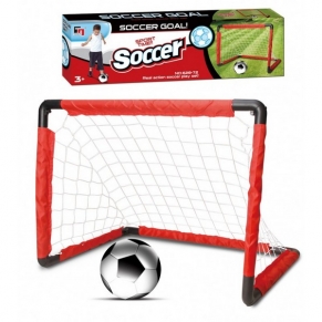 King Sport - Футболна врата със система за лесно сгъване, 64 х 47 см