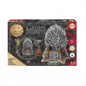 EDUCA 3D Game of thrones 56ч. - Дървен пъзел