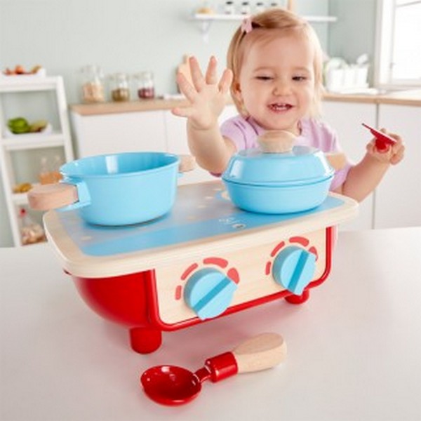 Продукт Hape - Кухненски комплект за малки деца - 0 - BG Hlapeta