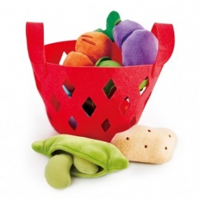 Hape - Кошница със зеленчуци за малки деца