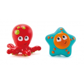 Hape - Октопод и морска звезда - играчка за баня