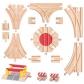 Продукт Woodyland - Комплект релси за дървен влак - 1 - BG Hlapeta