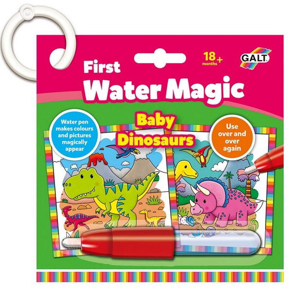 Продукт GALT - Динозаври - Бебешка книжка за рисуване с вода - 0 - BG Hlapeta
