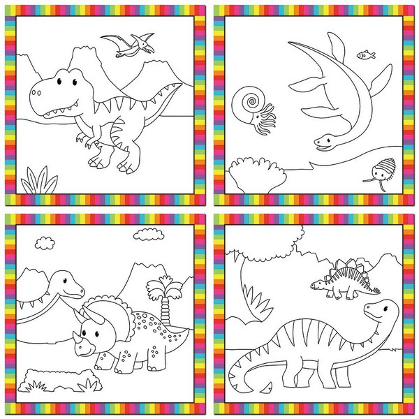 Продукт GALT - Динозаври - Бебешка книжка за рисуване с вода - 0 - BG Hlapeta