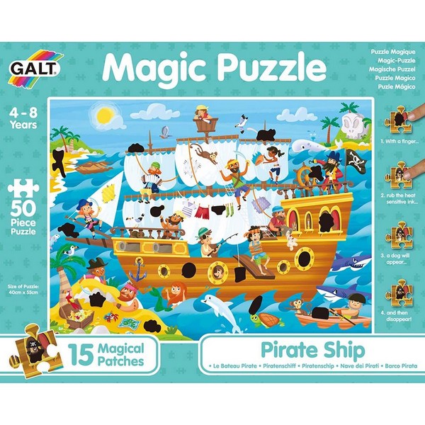 Продукт GALT - Пиратски кораб - Магически пъзел, 50части - 0 - BG Hlapeta
