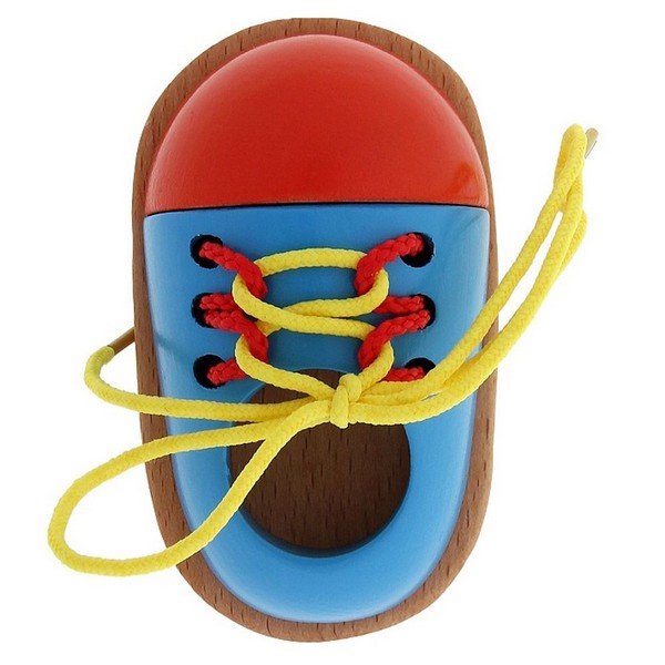 Продукт Woodyland - Дървена обувка с връзки за връзване - 0 - BG Hlapeta