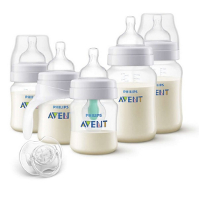 Philips AVENT - Комплект за новородено Anti-Colic Airfree, с тренировъчно шише