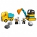 LEGO DUPLO Камион и екскаватор с вериги - Конструктор
