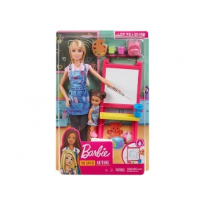 Barbie - Игрален комплект Учител по рисуване