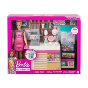 Barbie - Игрален комплект за приготвяне на кафе