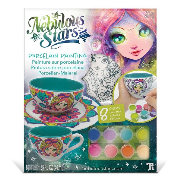 Продукт Nebulous Stars - Нарисувай сама порцеланов комплект за закуска, Коралия - 0 - BG Hlapeta