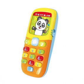 HOLA Панда - Бебешки мобилен телефон с музика и светлина
