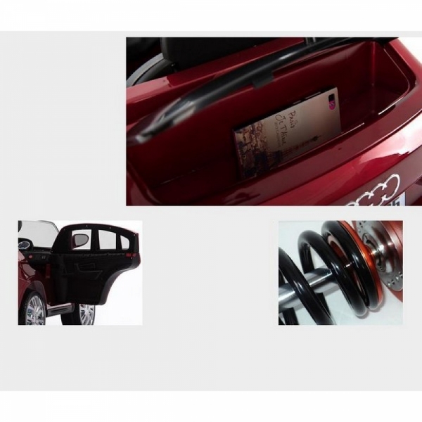 Продукт Акумулаторен джип тип Audi Q7 12V, с MP4 с тъчскрийн, меки гуми и кожена седалка - 0 - BG Hlapeta