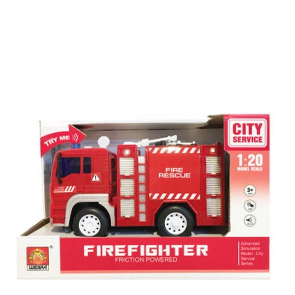Продукт City Service - Камион пожарна Firefighter 1:20 - 0 - BG Hlapeta