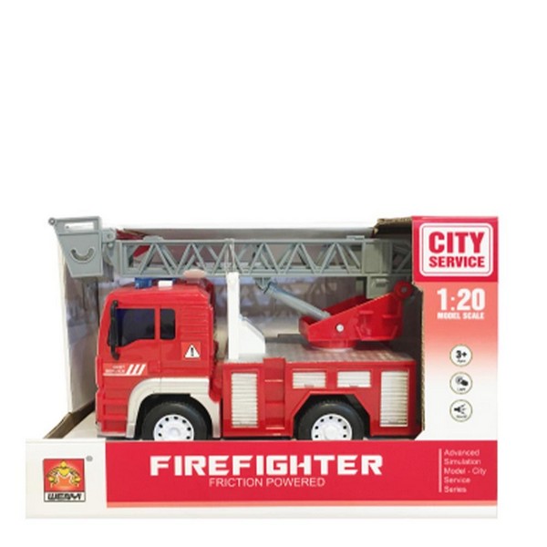 Продукт City Service - Камион пожарна Firefighter 1:20 - 0 - BG Hlapeta
