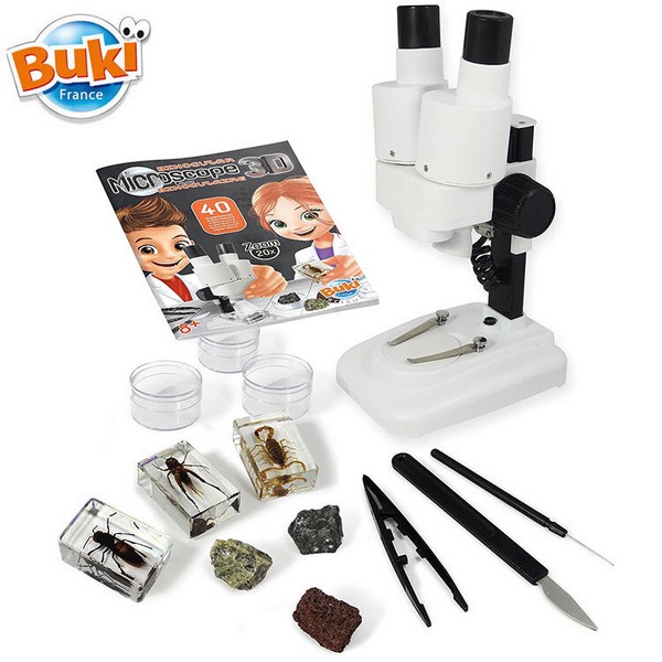 Продукт Buki France - Детски стерео микроскоп 3D  - 0 - BG Hlapeta