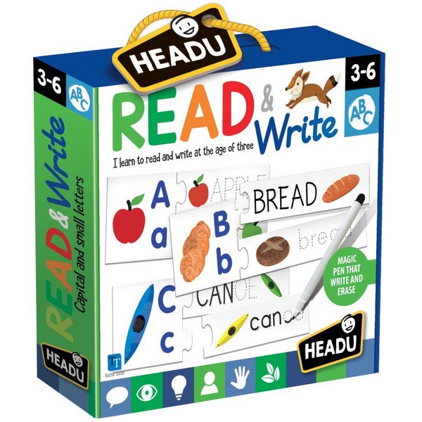 Продукт Headu - Първи умения, Прочети и напиши - Образователна игра - 0 - BG Hlapeta