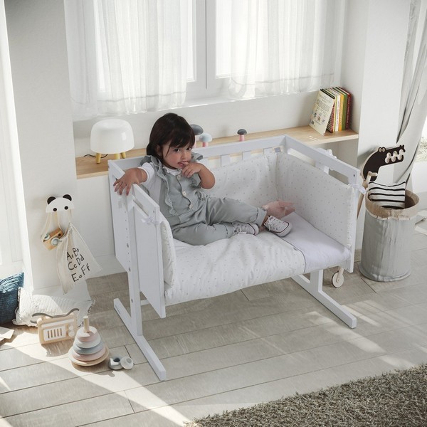 Продукт MICUNA YOU&ME MO-1838 - Трансформираща се мебел Бебешко легло-Пейка-Бюро - White - 0 - BG Hlapeta