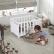 MICUNA YOU&ME MO-1838 - Трансформираща се мебел Бебешко легло-Пейка-Бюро - White 2