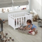 Продукт MICUNA YOU&ME MO-1838 - Трансформираща се мебел Бебешко легло-Пейка-Бюро - White - 9 - BG Hlapeta