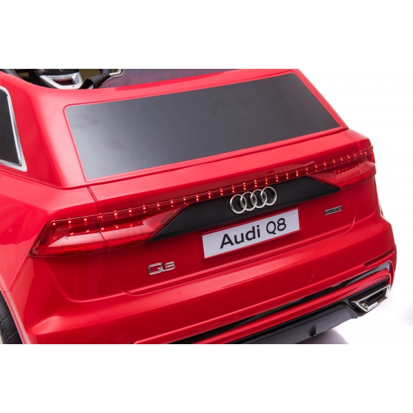 Продукт Акумулаторен джип Audi Q8, 12V с меки гуми и кожена седалка  - 0 - BG Hlapeta