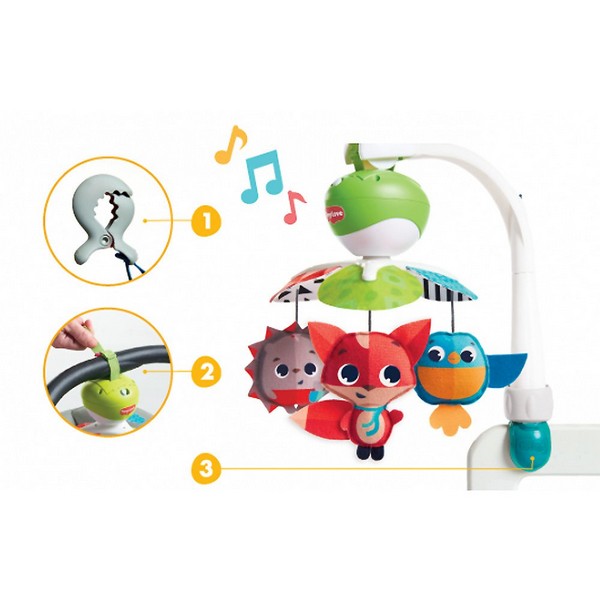 Продукт Tiny Love Take-Along Mobile TL - Музикална въртележка - 0 - BG Hlapeta