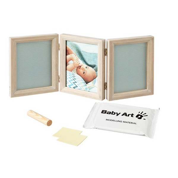 Продукт BABY ART Classic Stormy - Рамка за отпечатък за ръчичка и краче + снимка  - 0 - BG Hlapeta