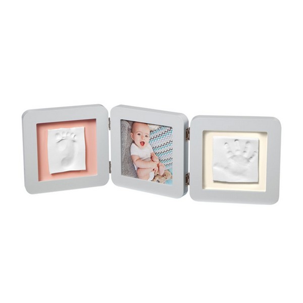 Продукт BABY ART My Baby Touch - Рамка за снимка и отпечатък на ръчичка и краче, Пастелна (паспарту в 3 цвята) - 0 - BG Hlapeta