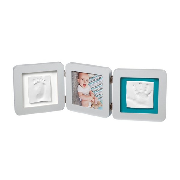 Продукт BABY ART My Baby Touch - Рамка за снимка и отпечатък на ръчичка и краче, Пастелна (паспарту в 3 цвята) - 0 - BG Hlapeta