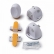 SAFETY 1ST - Магнитна ключалка за шкафове (2 ключалки + 1 ключ) 12м+ 5