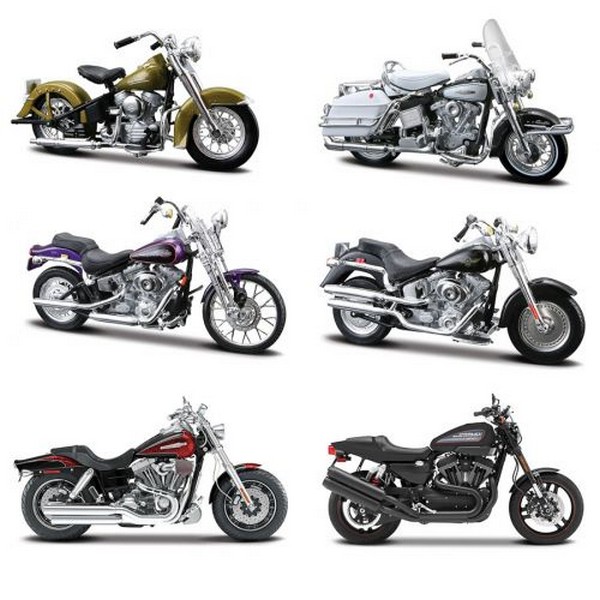 Продукт MAISTO Harley Davidson 1:18 - Метален мотор, асортимент - 0 - BG Hlapeta