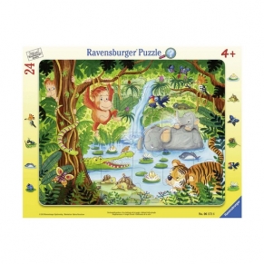 Ravensburger Приятели в джунглата - Пъзел 24 ел.