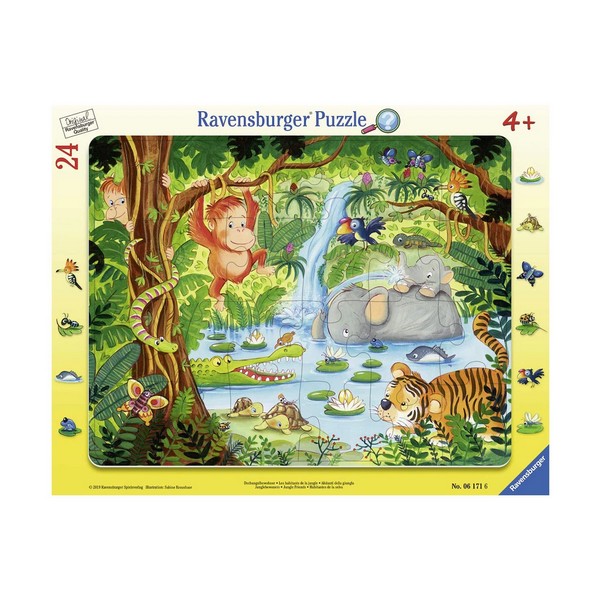Продукт Ravensburger Приятели в джунглата - Пъзел 24 ел. - 0 - BG Hlapeta