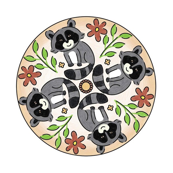 Продукт Ravensburger Сладки животни - Рисувателна игра Мандала дизайнер  - 0 - BG Hlapeta