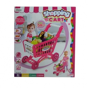 OCIE - Количка за пазаруване Shopping Cart розова 56ч. 