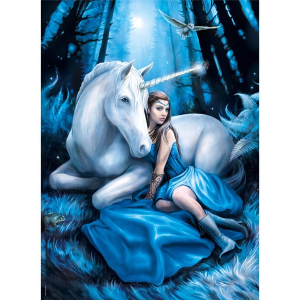 Продукт CLEMENTONI - Пъзел Anne Stokes Collection Blue Moon 1000ч. - 0 - BG Hlapeta