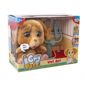 CRY PETS - Куче със сълзи с ветеринарни принадлежности 